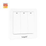 Ledgebit Smart Touch Light Switch – Wi-Fi, 3 Gang