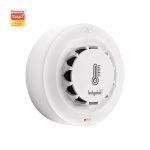 Ledgebit Smart Wi-Fi Smoke & Heat Detector – Detects Fire Before Smoke | Smoke, Temperature & Humidity Alerts | Battery Powered (Battery Not-Included)