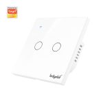 Ledgebit Smart Touch Light Switch – WiFi, 2 Gang (White)