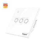 Ledgebit Smart Touch Light Switch – WiFi, 3 Gang (White)