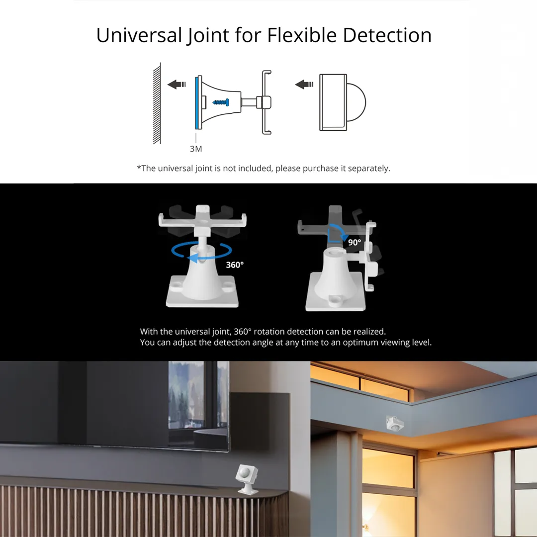 SONOFF Motion Sensor BASE For SONOFF SNZB-03/PIR3 Universal Joint - Image 4