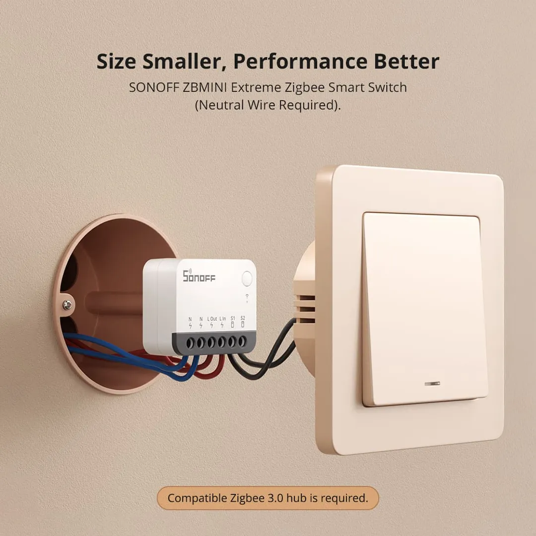 SONOFF ZBMINIR2 Extreme Zigbee Smart Switch | Zigbee Bridge-Hub Required - Image 5