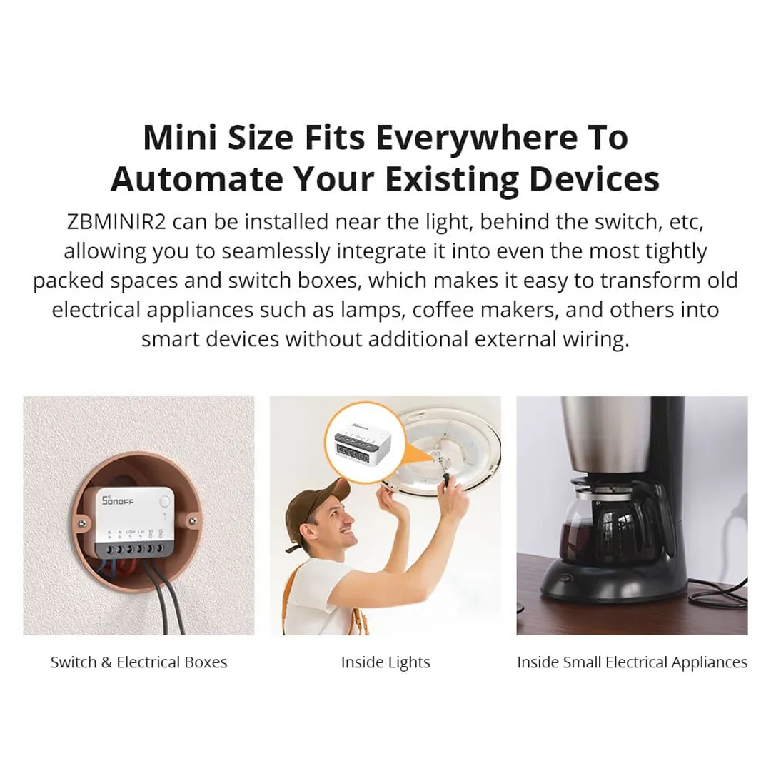 SONOFF ZBMINIR2 Extreme Zigbee Smart Switch | Zigbee Bridge-Hub Required - Image 8