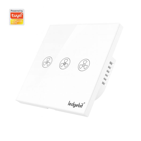 Ledgebit Wi-Fi Smart Fan Controller Switch (White)