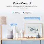 Ledgebit Smart Touch Light Switch – WiFi, 4 Gang (White) - Image 5