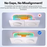 SONOFF Fusion Series Orb 2 Gang Wall Switch Frame | EF2G - Image 3