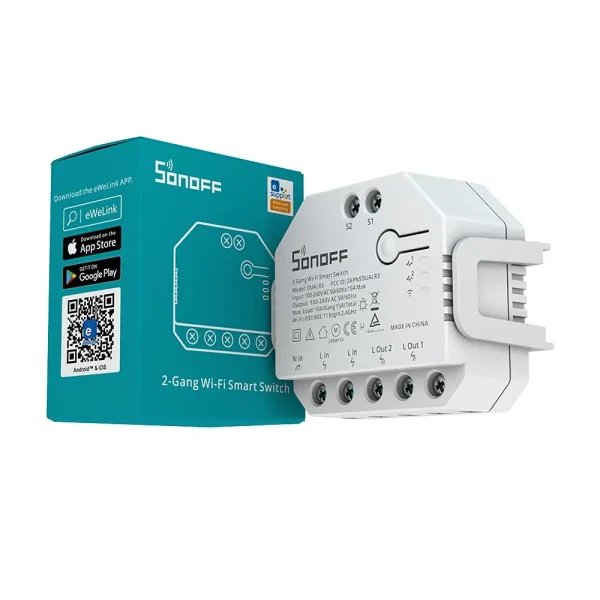 SONOFF DUAL R3 - 230V 2 Gang Wi-Fi Smart Switch