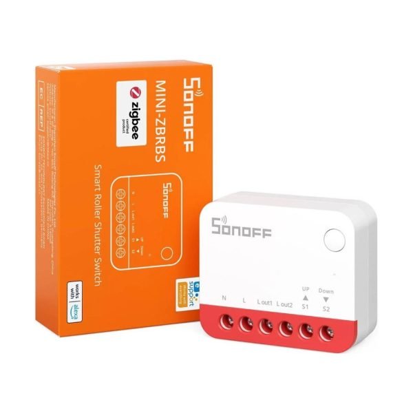 SONOFF MINI-ZBRBS Zigbee Smart Roller Shutter Switch | Zigbee Bridge-Hub Required