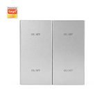 Ledgebit Zigbee Smart Wall Switch – 4 Gang | Zigbee Bridge-Hub Required (Grey) - Image 2
