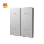 Ledgebit Zigbee Smart Wall Switch – 4 Gang | Zigbee Bridge-Hub Required (Grey)