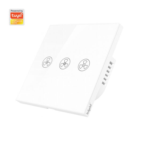 Ledgebit Wi-Fi Smart Fan Controller Switch (White)