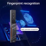 Ledgebit Wi-Fi Smart Door Lock – HD Camera, 3D Face Recognition, Fingerprint, Password, Card, App Remote, Doorbell & Key Unlock - Image 6