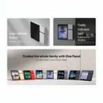 Ledgebit 3.5" Multi-Function Smart Touch Panel with 3-Gang Smart Switch - Wi-Fi - Image 9