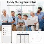 Ledgebit Smart Touch Light Switch – WiFi, 1 Gang (White) - Image 6
