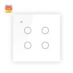 Ledgebit Smart Touch Light Switch – WiFi, 4 Gang (White) - Image 2