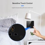 Ledgebit Smart Wi-Fi Wall Socket – 16A Outlet with USB-C & USB-A (Black) - Image 5