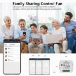 Ledgebit Zigbee Smart Breaker, 2-Gang Module – 5A, App & Voice Control | Zigbee Bridge-Hub Required - Image 9