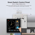 Ledgebit 4″ Multi-Function 4-Gang Smart Switch Control Panel – Zigbee | Zigbee Bridge-Hub Required - Image 6