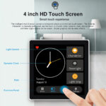 Ledgebit 4″ Multi-Function 4-Gang Smart Switch Control Panel – Zigbee | Zigbee Bridge-Hub Required - Image 7