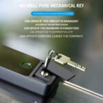 Ledgebit Smart Wi-Fi Glass Door Lock – App Control, Fingerprint, Password, Card & Key Unlock - Image 10