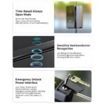Ledgebit Smart Wi-Fi Glass Door Lock – App Control, Fingerprint, Password, Card & Key Unlock - Image 14