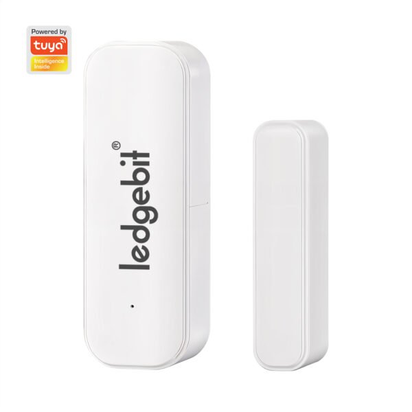 Ledgebit Smart Zigbee Door & Window Sensor – Security Alarm | Zigbee Bridge-Hub Required