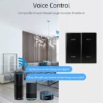 Ledgebit Zigbee Smart Wall Switch – 4 Gang | Zigbee Bridge-Hub Required (Jet Black) - Image 5