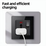 Ledgebit Non-Smart Wall Socket – 10A Outlet (Black) - Image 5