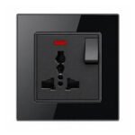 Ledgebit Non-Smart Wall Socket – 10A Outlet (Black) - Image 2