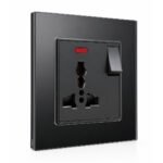 Ledgebit Non-Smart Wall Socket – 10A Outlet (Black) - Image 3