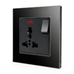 Ledgebit Non-Smart Wall Socket – 10A Outlet (Black)