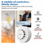 Ledgebit Smart Wi-Fi Smoke Detector | Smoke Alerts | Battery Powered (Battery Not-Included) - Image 4