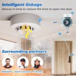 Ledgebit Smart Wi-Fi Smoke Detector | Smoke Alerts | Battery Powered (Battery Not-Included) - Image 5