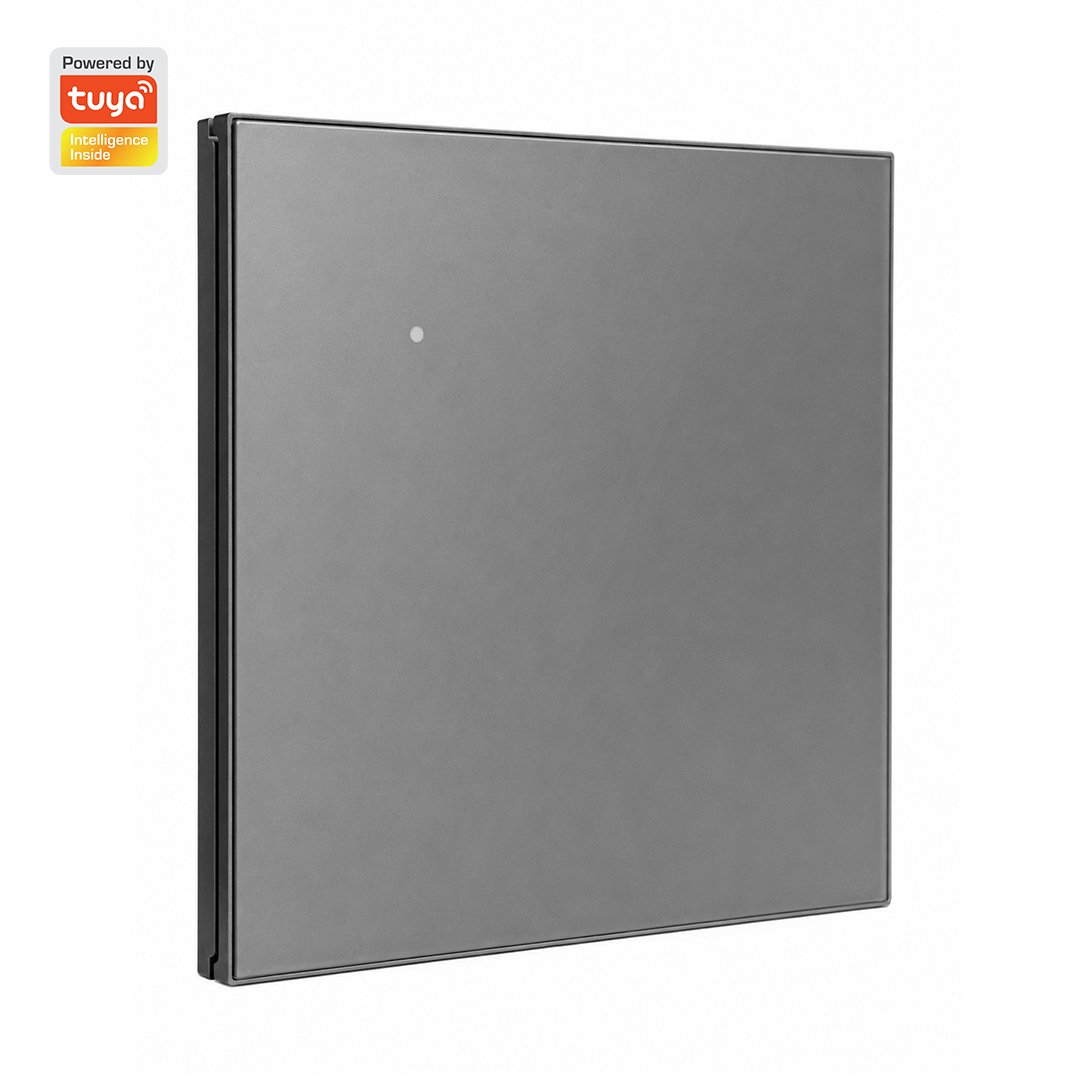 ledgebit-zigbee-x39r-smart-modular-switch-1-gang-grey-ltx39rg1ag-left Ledgebit X39R Smart Modular Switch with Inbuilt Relay - Zigbee, 1 Gang (Grey) | Zigbee Bridge-Hub Required - Image 1