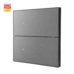 Ledgebit X39R Smart Modular Switch with Inbuilt Relay - Zigbee, 2 Gang (Grey) | Zigbee Bridge-Hub Required - Image 3