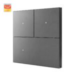 Ledgebit X39R Smart Modular Switch with Inbuilt Relay - Zigbee, 3 Gang (Grey) | Zigbee Bridge-Hub Required - Image 3
