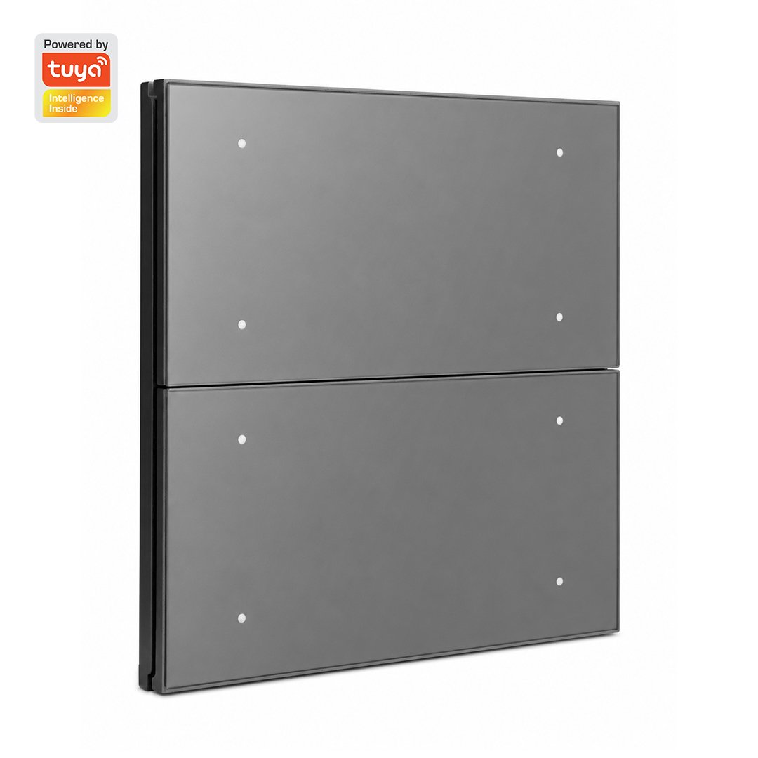 ledgebit-zigbee-x39r-smart-modular-switch-4-gang-4-scene-button-grey-ltx39rg4sag-left Ledgebit X39R Smart Modular Switch with Inbuilt Relay - Zigbee, 4 Gang With 4 Scene Button (Grey) | Zigbee Bridge-Hub Required - Image 1