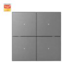 Ledgebit X39R Smart Modular Switch with Inbuilt Relay - Zigbee, 4 Gang (Grey) | Zigbee Bridge-Hub Required - Image 2