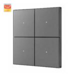 Ledgebit X39R Smart Modular Switch with Inbuilt Relay - Zigbee, 4 Gang (Grey) | Zigbee Bridge-Hub Required - Image 3