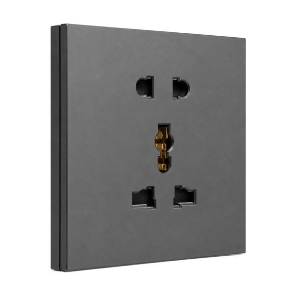 Ledgebit X39R Non-Smart Wall Socket – 16A Outlet (Grey)