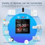Ledgebit 4" Multi-function Smart Home Touch Control Panel with Built-in Alexa – Wi-Fi & Zigbee - Image 6